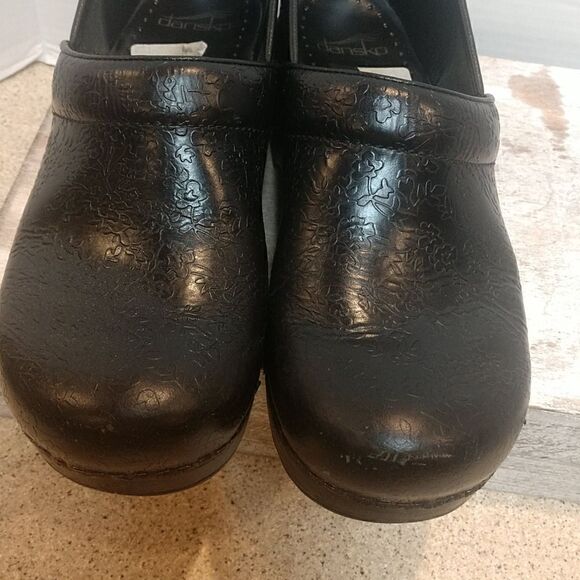 👍 Black Patterned Dansko Size 40.  A5 - Picture 3 of 9